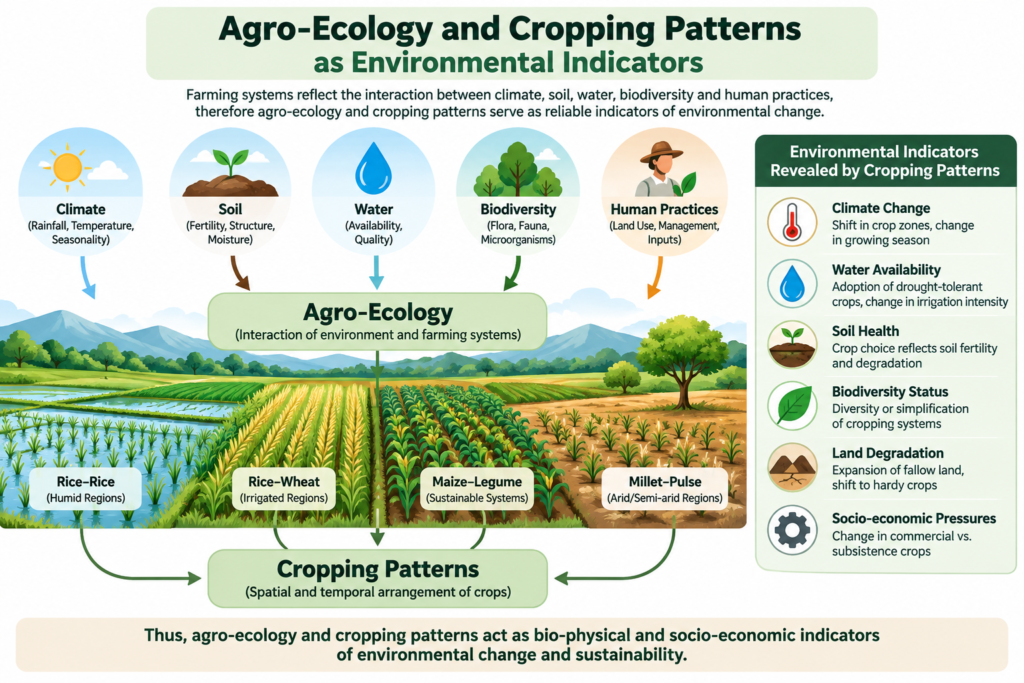 Agro-Ecology and Cropping Patterns as Environmental Indicators