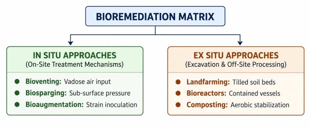 Bioremediation Matrix Infographic