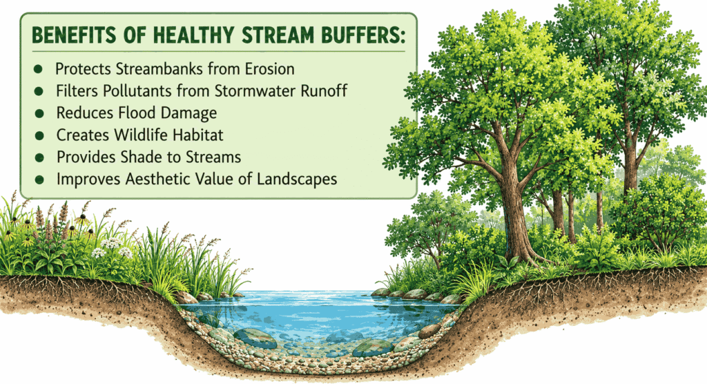 Healthy Stream Buffer Benefits