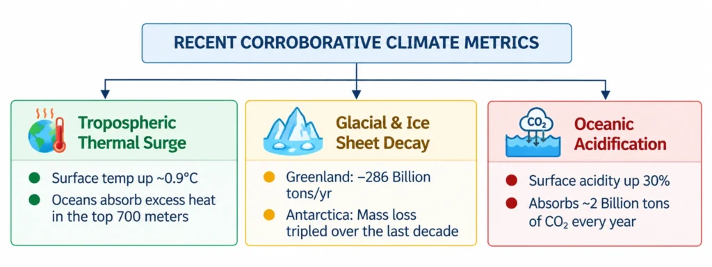 Recent Climate Metrics Infographic