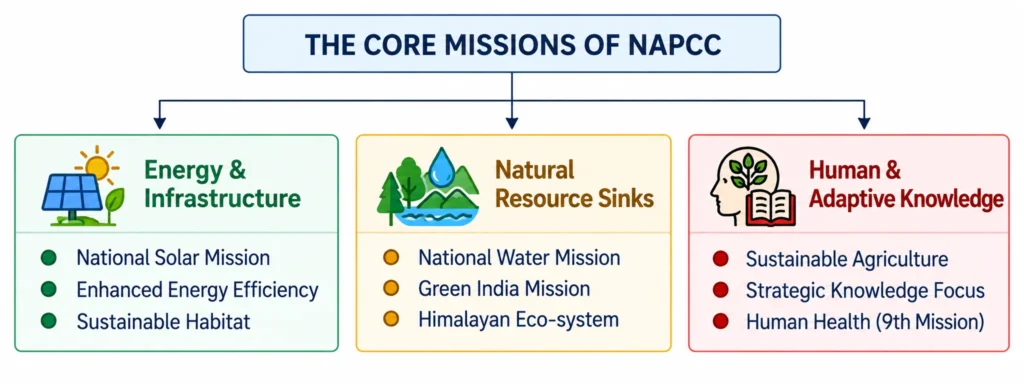 The Core Missions of NAPCC