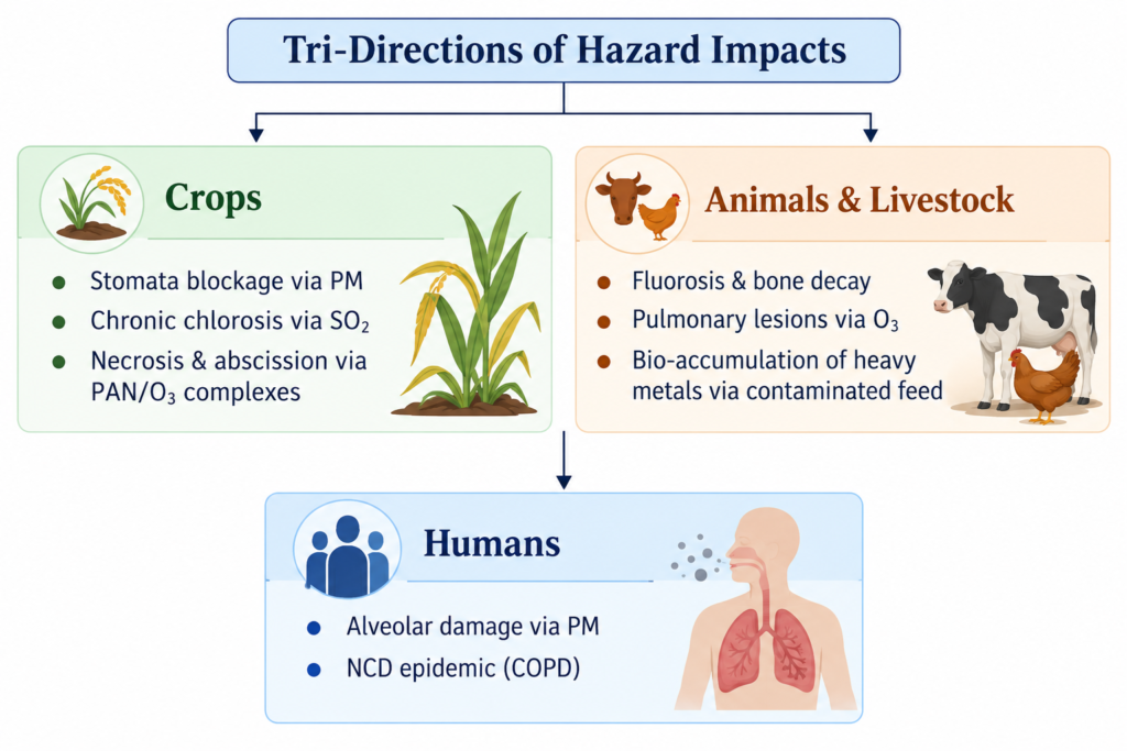 Tri-Directions of Hazard Impacts Infographic