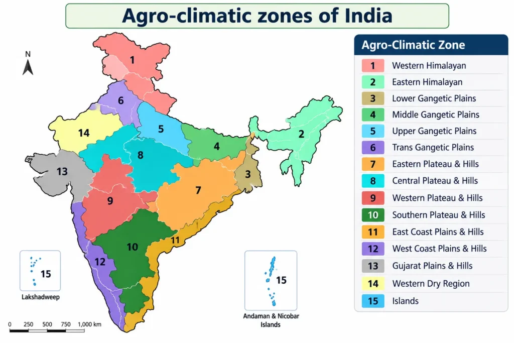 Agro Climatic Zone Infographic