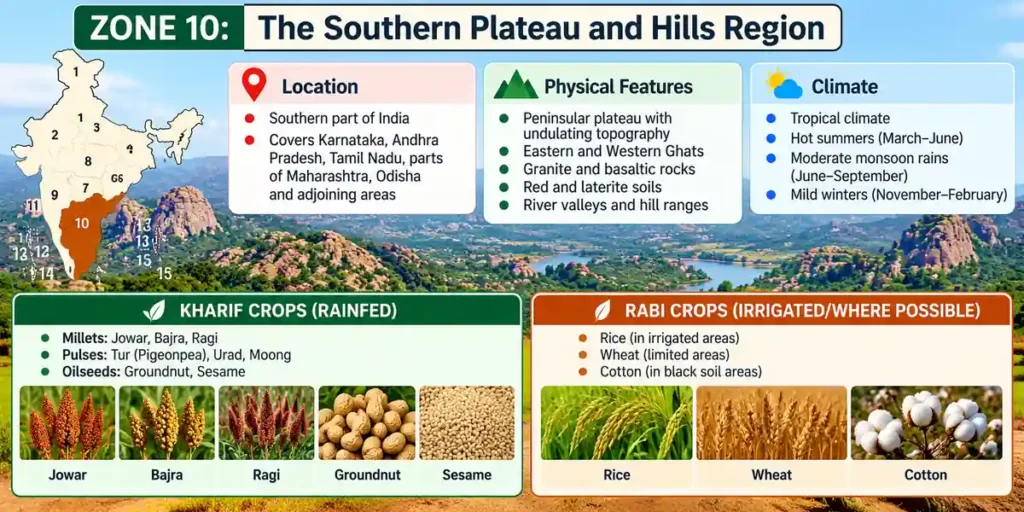 Zone 10 - Southern Plateau and Hills Region