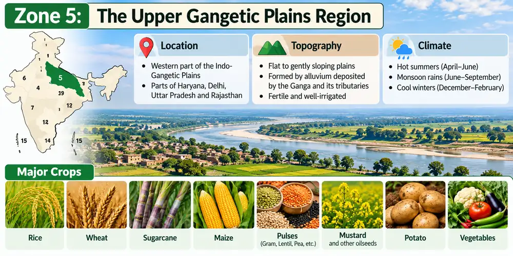 Zone 5 - TheUpper Gangetic Plains Regions