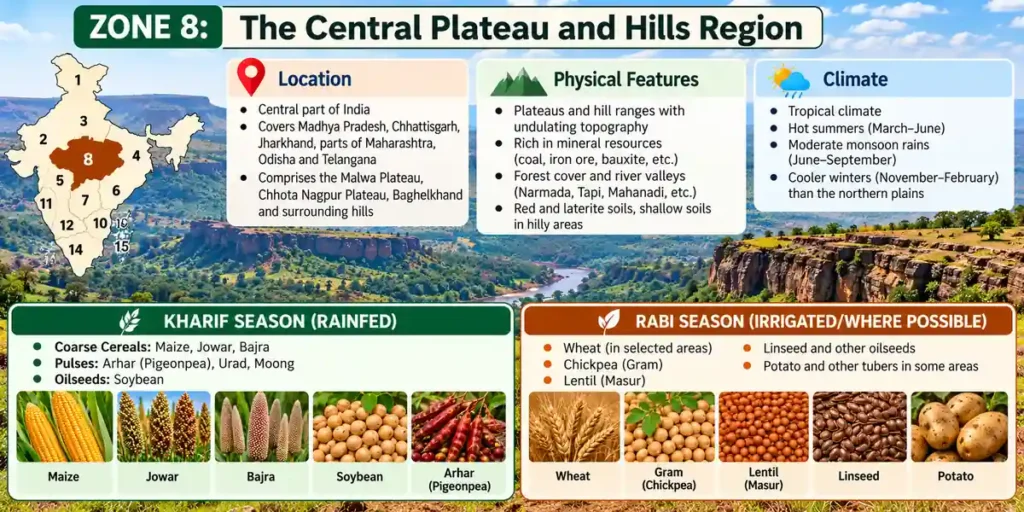 Zone 8 - Central Plateau and Hills Region